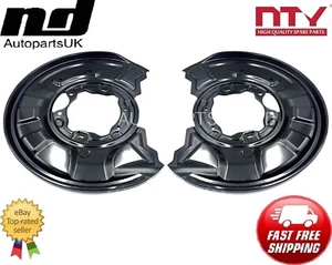 Rear L+R Brake Disc Dust Cover Plate Shield For Mercedes C-Class W204 S204 Pair - Picture 1 of 12