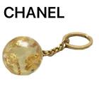 CHANEL Keychain Vintage Gold 97P Clover Matelasse