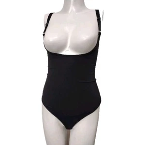 SHAPERX Tummy Shaping Bodysuit Eye Hook Size Small - Picture 1 of 8