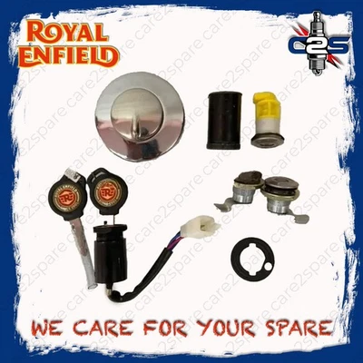 Royal Enfield common key set Ac/dc Imp Bullet 350 Old model 5 Speed 145375 - Imagem 1 de 4