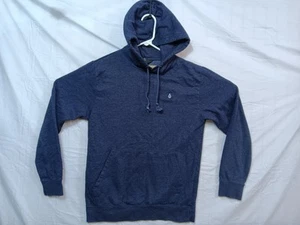 Volcom Long Sleeve Hoodie Men's Size Small Blue Gray Small Logo - Picture 1 of 11