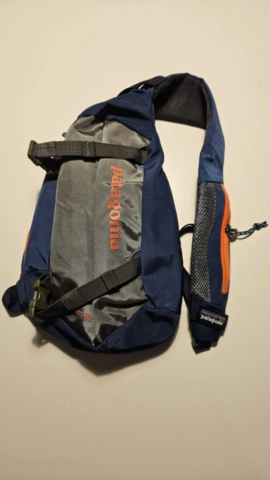 Patagonia Atom 8L compact, Water-Resistant Sling for Sport & Travel, Blue & Grey - Image 1 of 4