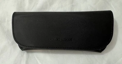 Georgio Armani Estuche Negro A Presión 🧲 Monturas para Anteojos/Gafas para Anteojos Foto 1 de 4