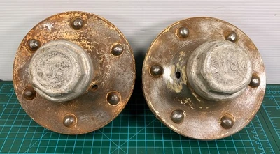 Buje de rueda Buick 1903 04 05 tapacubos roscado tapacubos grasa tapacubos antiguo Foto 1 de 4