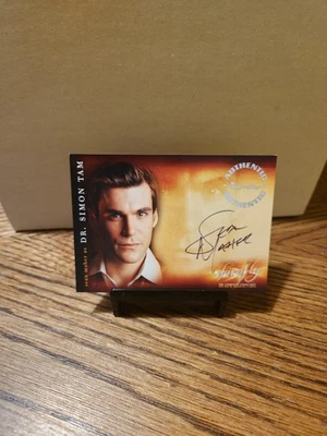 2006 Inkworks Firefly #A-6 Sean Maher as Simon Tam Autograph - Image 1 of 2
