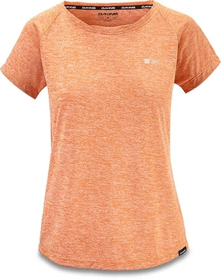 Camisa feminina Dakine Faye S/S ciclismo bicicleta jersey média deserto sol laranja nova - Imagem 1 de 2