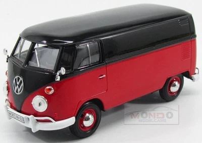 1:24 MotorMax Volkswagen T1 Van 1967 Red Black MTM79342 Modellino - Immagine 1 di 2