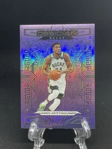 2022-23 Panini Obsidian Giannis Antetokounmpo Purple Flood /49 - Picture 1 of 6
