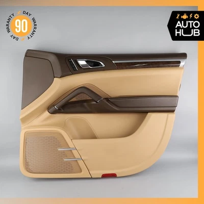 11-18 Porsche Cayenne 958 Front Right Interior Door Panel Leather 7P0863979 OEM - Image 1 of 4