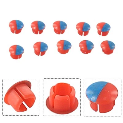 10pcs Hot Cold Water Indicator for Kitchen Bathroom Mixer Tap For 7mm Diameter - Image 1 of 4