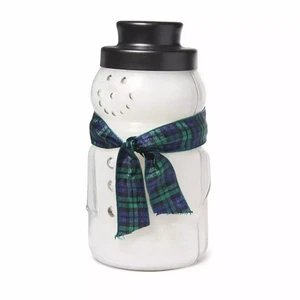 Cheerful Candle (USA Brand) 850g Large Snowman Jar Candle 150 hours HOLLY TREE - Picture 1 of 4