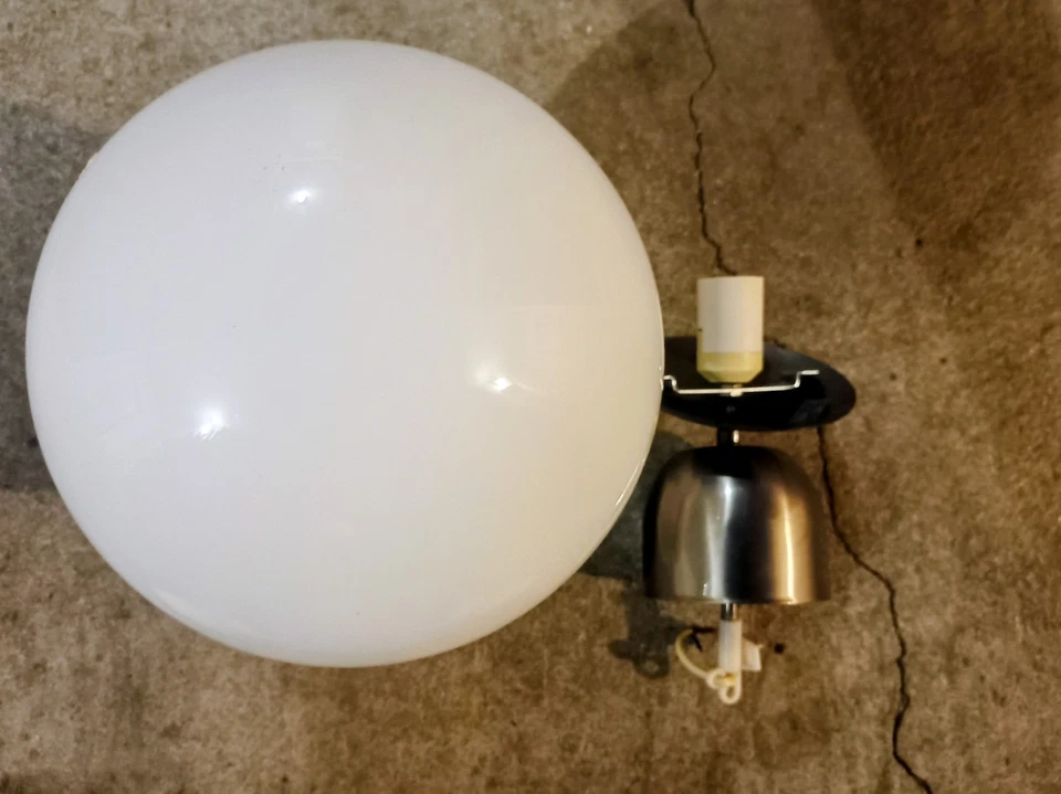 Kugelleuchte Weiß Glas Hänge IKEA - Bild 1 von 1