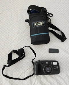 Pentax Zoom 90-WR 35mm Point & Shoot Camera With Case UNTESTED - Needs Batteries - Picture 1 of 4
