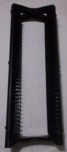 LEVELUP 36 DVD GAME PS2 PS1 XBOX CD CASE STORAGE TOWER PRE-OWNED BLACK - Picture 1 of 11