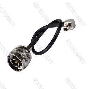 Cable puente cola de cerdo RF enchufe macho n macho a TS9 30 cm 12" para wifi - Imagen 1 de 3