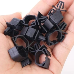 10pcs Car Wiring Harness Fastener Wire Cable Fixed Clip Tie Wrap Clamp Kit - Picture 1 of 23