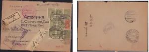 RUSSIA 1930 COPERTINA POSTA AEREA REGISTRATA MULTIFRANCATO SVERDLOUSK MOSCOU BERLINO CLVLD - Foto 1 di 1