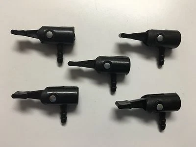 PACK 5 BOMBA BICICLETA Repuesto Válvula Schrader Adaptador Tubo Inflador Ajuste Extremo Foto 1 de 2