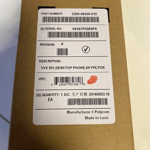Polycom VVX 501 Desktop Phone - Skype - Bild 1 von 3