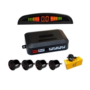 4 Sensores De Reversa Universal Para Carro Pantalla LED Distancia Y Sonido USA - Picture 1 of 12