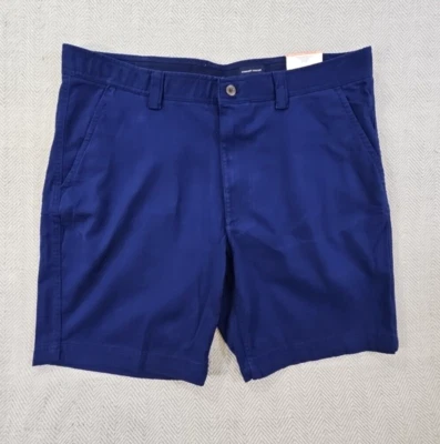 Pantalones Cortos St. John's Bay Azul Marino Talla 40 Cómodos Elastizados 4 Bolsillos Nuevos con Etiquetas 9" Entrepierna Foto 1 de 4