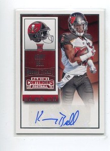 2015 Contenders AUTOGRAPH #101 Kenny Bell Nebraska / Tampa Bay Buccaneers