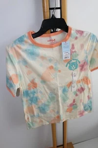 Cat & Jack Boys Girls NWT Size L 10/12 Unisex Shirt NWT NEW Tie Dye T-Shirt - Picture 1 of 4