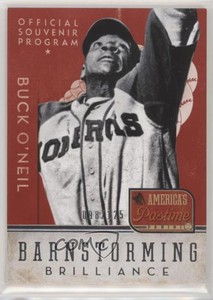 2013 Panini America's Pastime Barnstorming Brilliance /125 Buck O'Neil #BB6 HOF