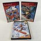 🔥SSX Tricky, SSX, SSX 3 (Sony PlayStation 2, 2001) Bundle Lot TESTED!🔥