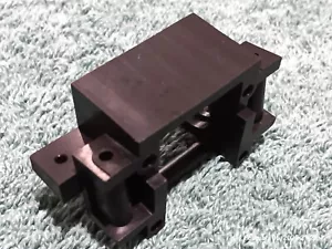 Yokomo ZR-300S Black Nylon Front Bulkhead YR4 4wd RC 10 Scale Touring Car Parts - Picture 1 of 3