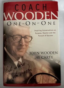 Coach Wooden One-on-One By John Wooden 1ST PRINT / 1ST EDITION 2003 - Picture 1 of 8