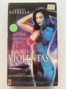 NOCHES VIOLENTAS VHS 2000 Alberto Estrella Diana Golden Mexican Crime Spanish - Picture 1 of 9