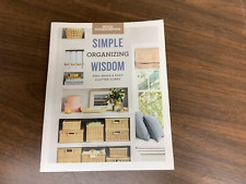 *Slight Damage Good Housekeeping Simple Organizing Wisdom Book
