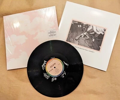 Turnstile REAL hand SIGNED Glow On Vinyl Record COA Autographed Brendon Yates + - Image 1 of 4