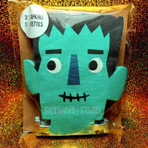 FRANKENSTEIN MONSTER NAPKINS 32pc Halloween party supply classic horror cute NEW - Picture 1 of 6