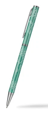 Bolígrafo Mariposa Plateado Tinta Negra Nuevo En Caja Varios Colores Foto 1 de 4