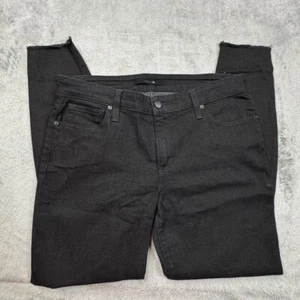 Joe's Jeans Jeans Nero Donna Taglia 30 Distressed Ottime Condizioni! - Foto 1 di 13