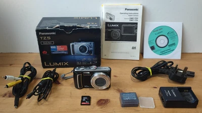 Panasonic LUMIX DMC-TZ5 Digital Camera 9.1MP Tested Mint + Accessories Boxed - Image 1 of 4
