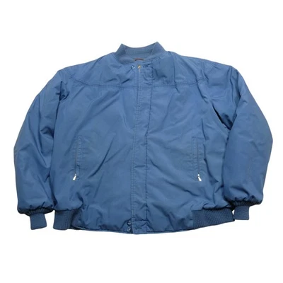 Chaqueta Universitaria Catalina De Colección Para Hombre 46 Azul Acolchada Forrada Bombardero Hecha en EE. UU. 60s Foto 1 de 4