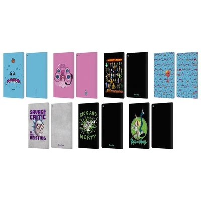 FUNDA LIBRO OFICIAL RICK AND MORTY TEMPORADA 4 GRÁFICOS CUERO PARA AMAZON FIRE Foto 1 de 4