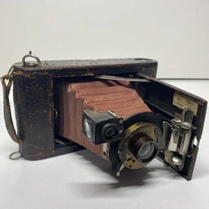 Appareil photo vintage Kodak - TBI soufflet pliable ancien modèle C-3 NON TESTÉ made in USA - Photo 1/23