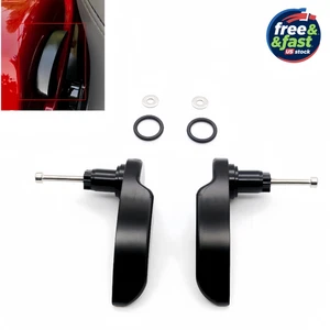 Saddlebag Lid Latch Levers for Harley Touring 2014+ - Road King/Glide Black - Picture 1 of 7