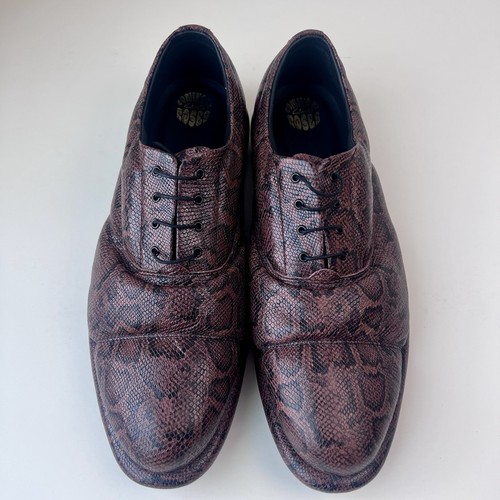 CLARKS x Martine Rose Oxford Serpente marrone TAGLIA 13