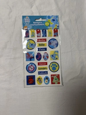 Pegatinas selladas SandyLion Blue's Clues 2006 hoja de pegatinas Nick Jr. Artesanía para niños Foto 1 de 2