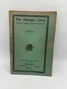 El fantasma de medianoche pantalla playbill 1937 por Basil Ring y Samual francés único acto - Imagen 1 de 5