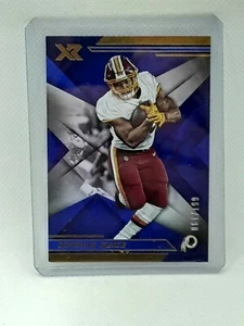 Derrius Guice 2019 Panini XR Football - BLUE (061/199) Washington Football Team - Bild 1 von 2