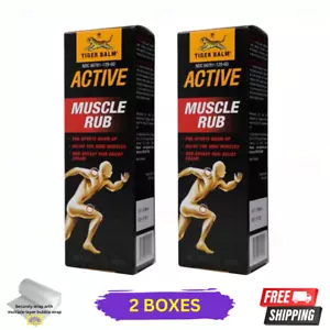 2 X Balsamo di Tigre Strofinare Muscolare Attivo 60g Crema Antidolorifica Non Grassa - Foto 1 di 7