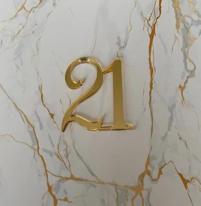 Number 21 cupcake topper - Picture 1 of 1
