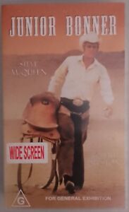 Junior Bonner VHS Steve McQueen Sam Peckinpah western director PAL widescreen