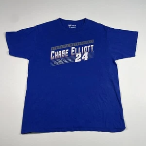 Chase Elliott Shirt Men Large Blue Short Sleeve Graphic Tee #24 Nascar Fanatics - Picture 1 of 7